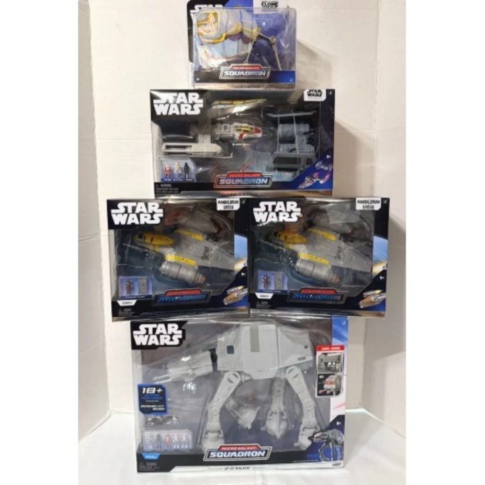 Star Wars LOT of 5 Micro Galaxy Squadron CHASE Antoc Merrick X-Wing & MORE N1